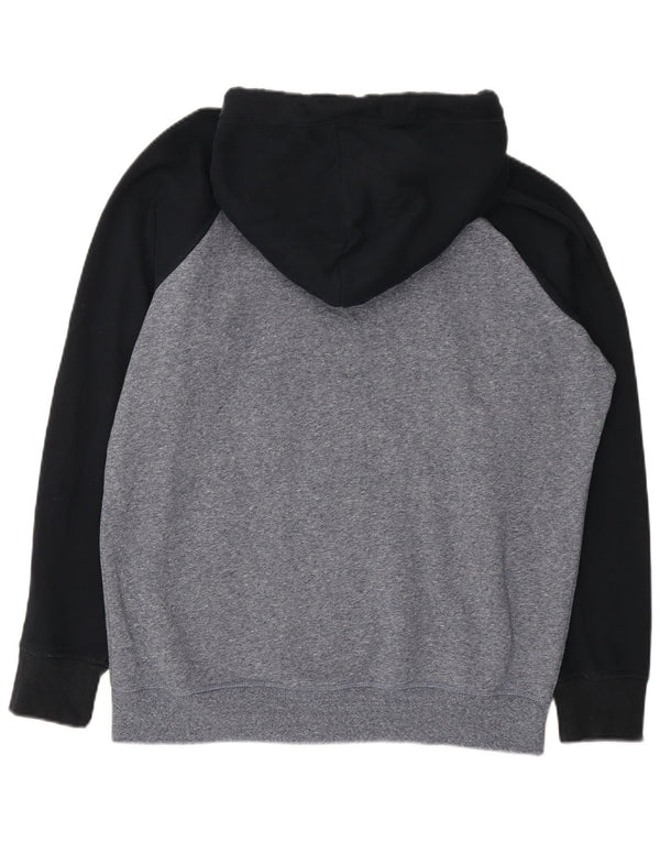 Superdry Hættetrøje med lynlås til mænd 2XL Blå Colourblock Bomuld