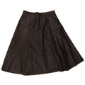 VICTORY Womens High Waist Leather Skirt IT 44 Medium W26  Black Leather