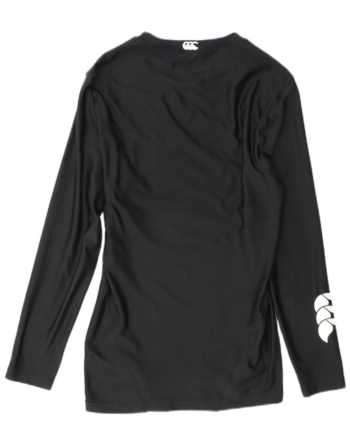 Canterbury Dame Grafisk Top Langærmet UK 18 XL Sort Polyester