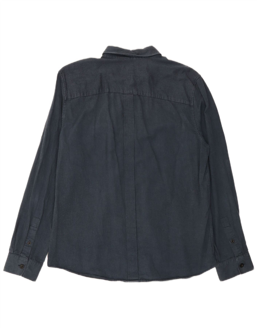 Gap Herre Slim Fit Skjorte Størrelse 16 1/2 Large Navy Blue Cotton
