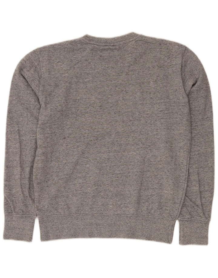 CHAMPION Grafisk sweatshirt til mænd, lille grå flækket bomuld