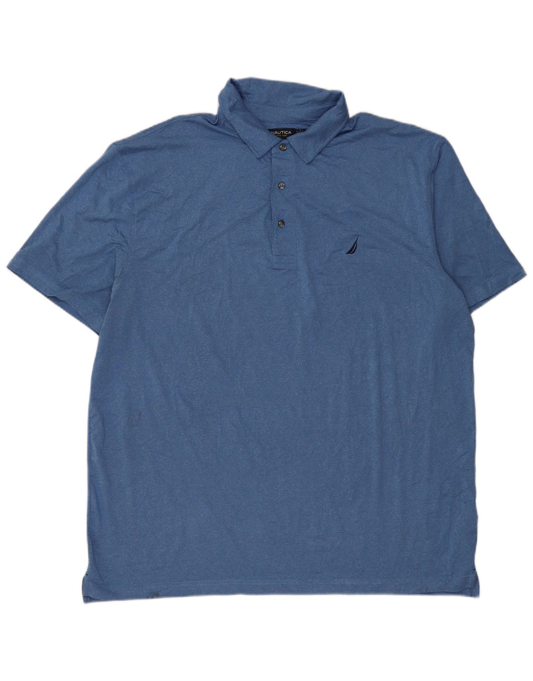 Nautica herre poloskjorte 2XL blå polyester
