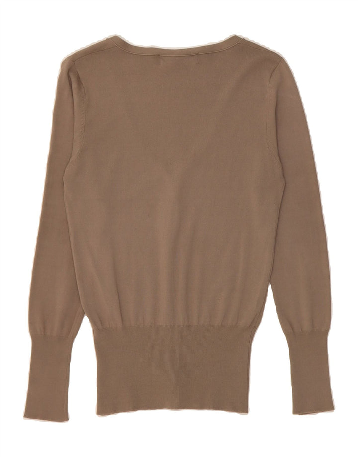 ZARA Womens Cardigan Sweater UK 10 Small Brown Vintage Zara and Second-Hand Zara from Messina Hembry 