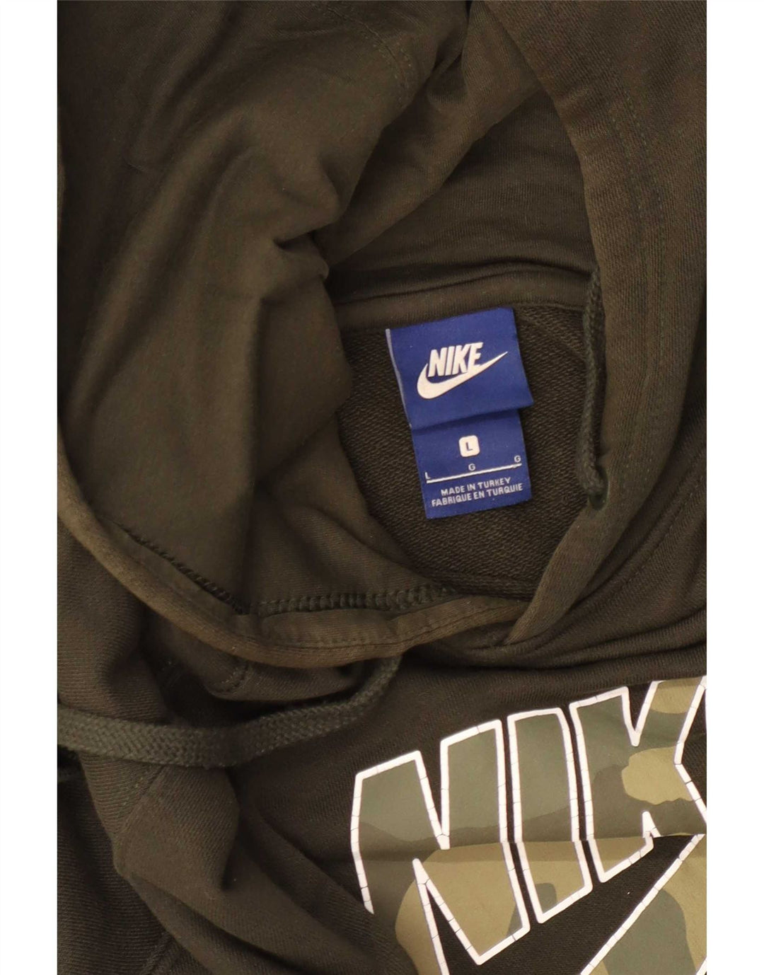 Nike Grafisk hættetrøje til mænd Large Khaki