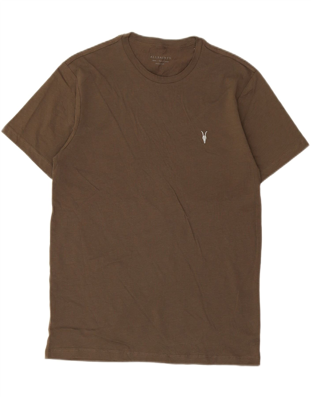 ALL SAINTS Mens Regular Fit T-Shirt Top Small Grey Cotton Vintage All Saints and Second-Hand All Saints from Messina Hembry 