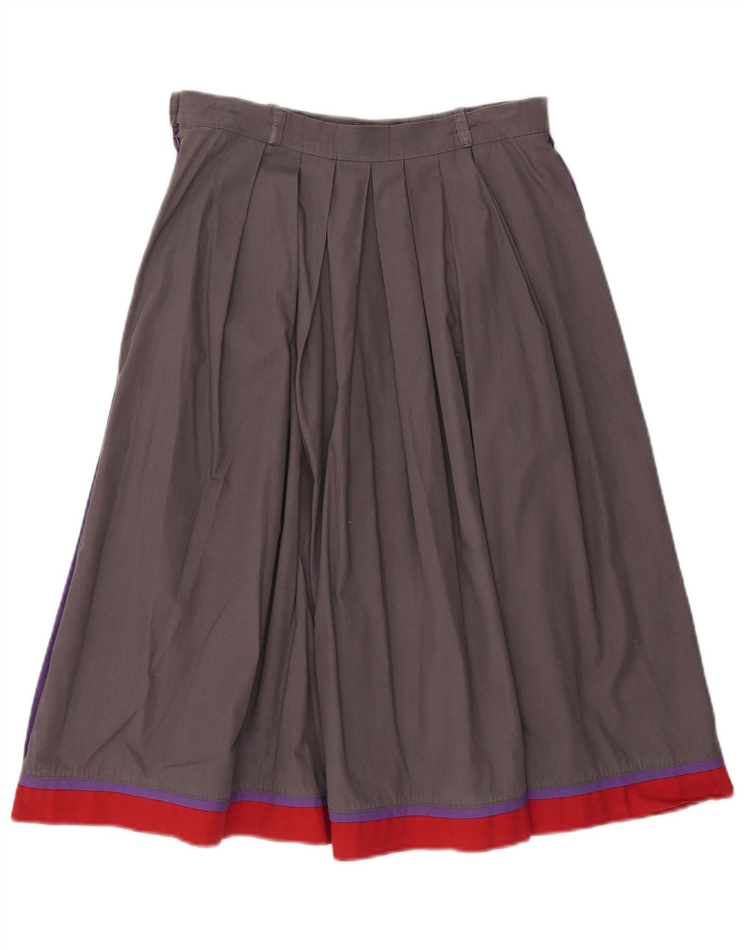 Vintage dame nederdel EU 40 Medium W28 Grå Colourblock