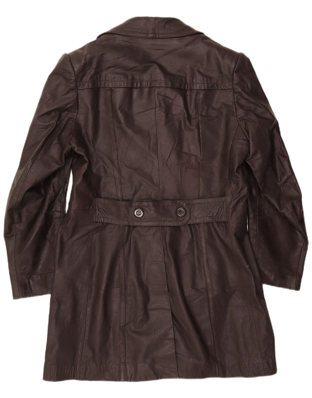 Vintage herre læderfrakke UK 44 2XL Sort