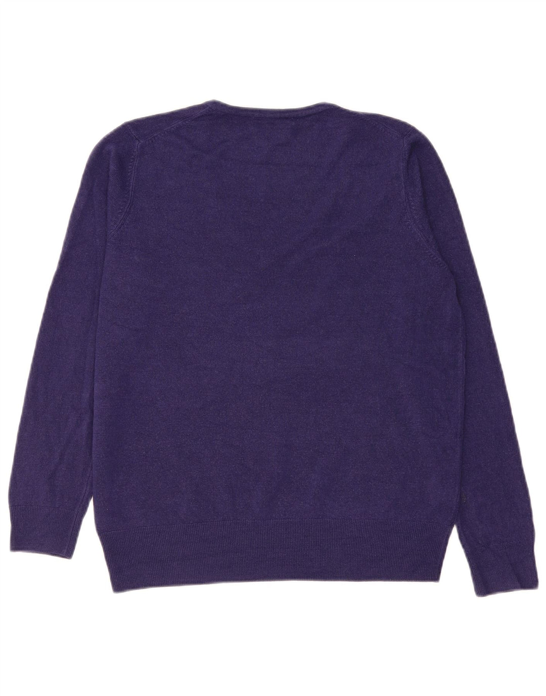 Marks & Spencer Dame V-hals sweater UK 14 Large Purple
