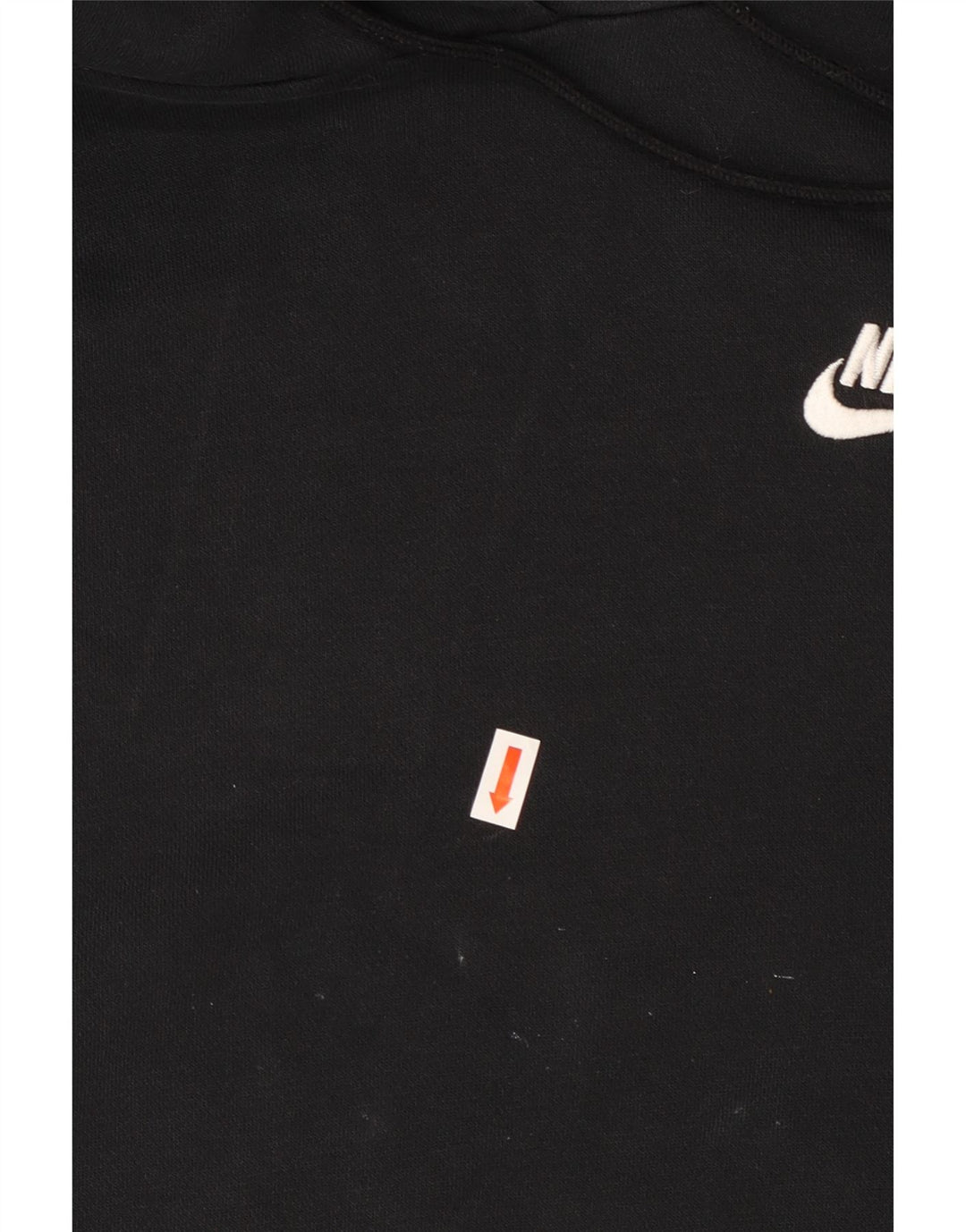 NIKE Oversized hættetrøje til kvinder UK 14 Medium Sort Bomuld