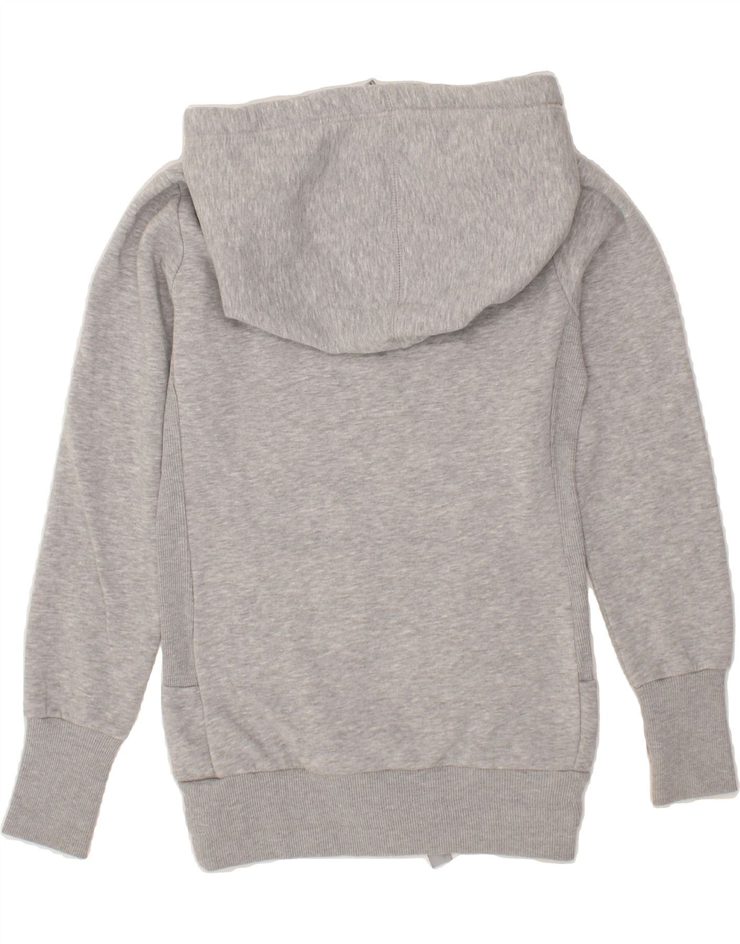 KANGAROOS Womens Graphic Hoodie Jumper UK 12 Medium Grey Polyester Vintage Kangaroos and Second-Hand Kangaroos from Messina Hembry 