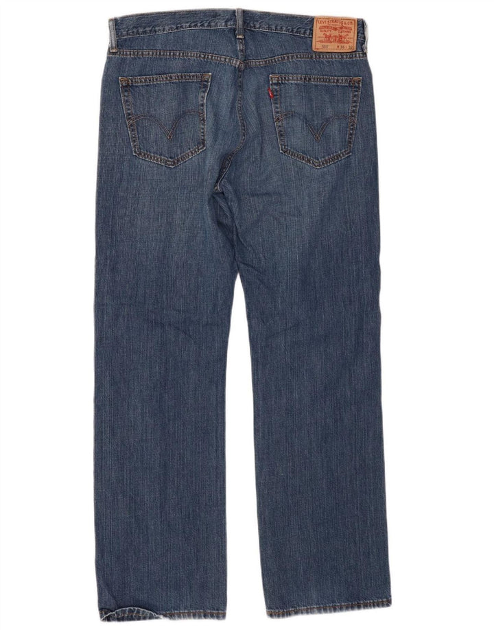 LEVI'S Herre 559 Relaxed Fit Straight Jeans W36 L32 Blå Bomuld