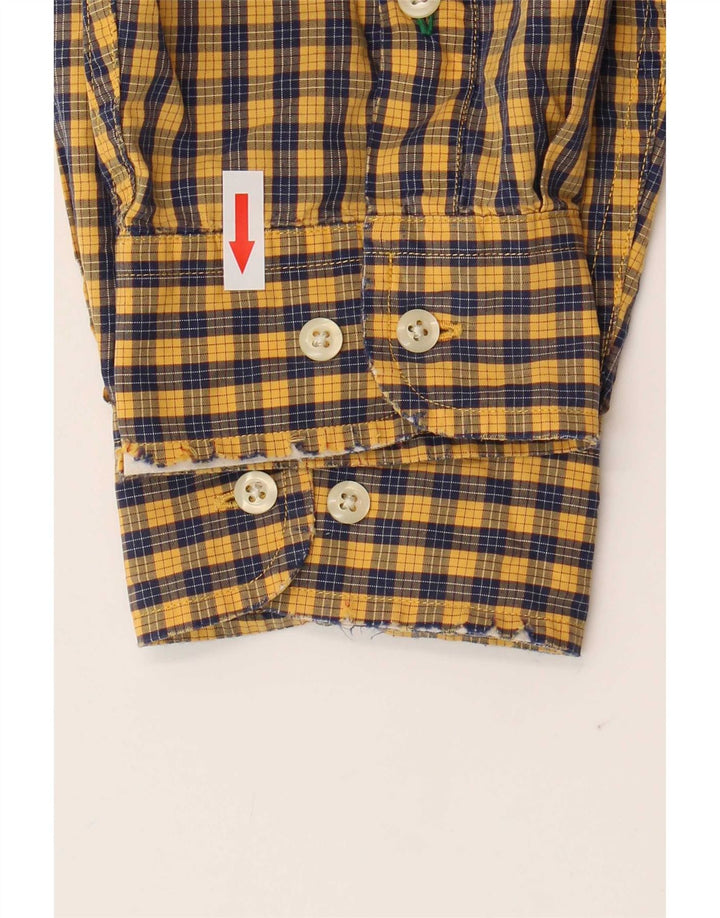 Tommy Hilfiger Herreskjorte XL Gul Gingham Bomuld