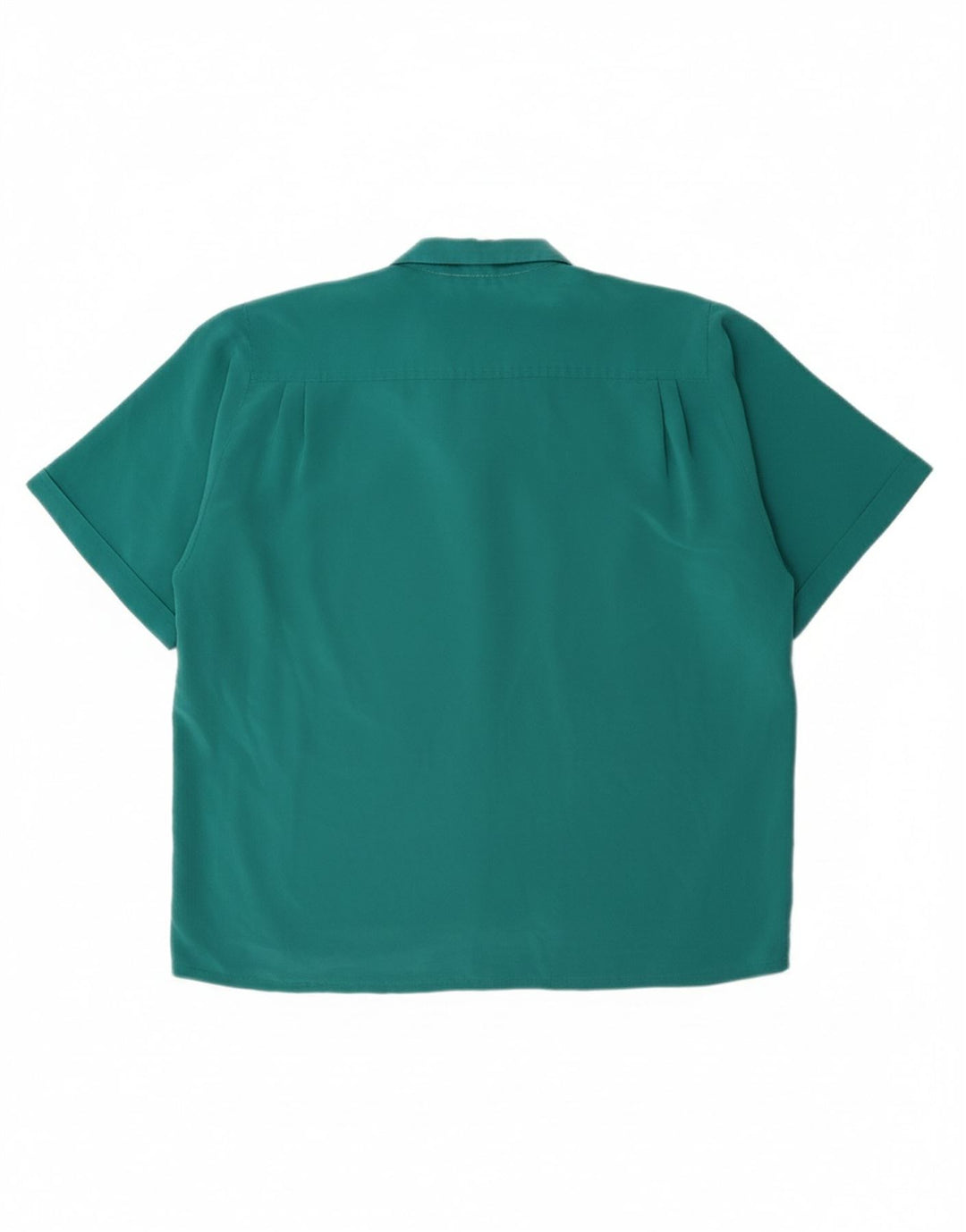 MICHAEL GALL  Womens Short Sleeve Shirt Blouse UK 16 Large Green