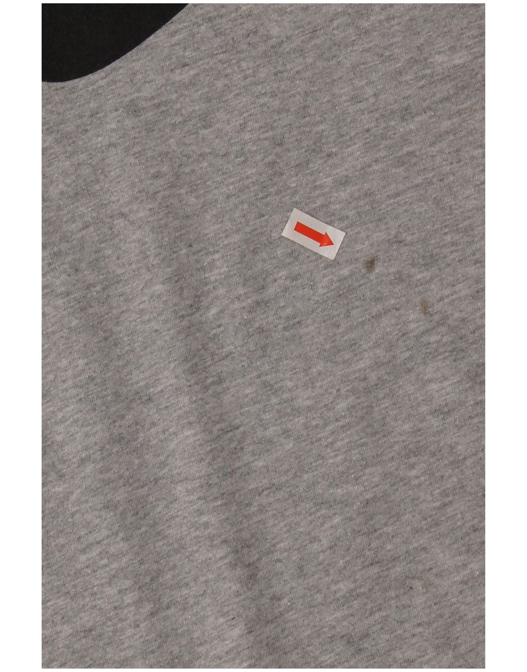Nike grafisk T-shirt top til mænd, lille grå flækket bomuld