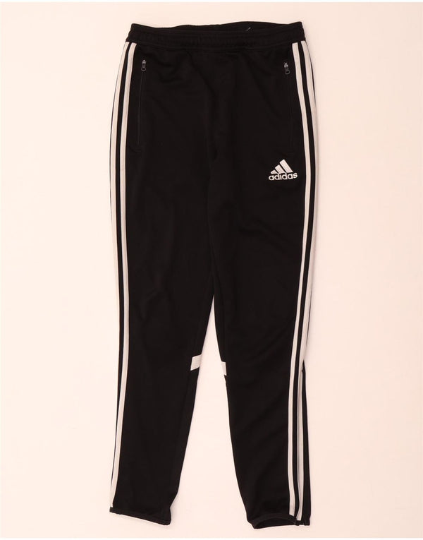 Adidas Boys Climacool Træningsdragt Bukser Joggers 13-14 år XL Sort