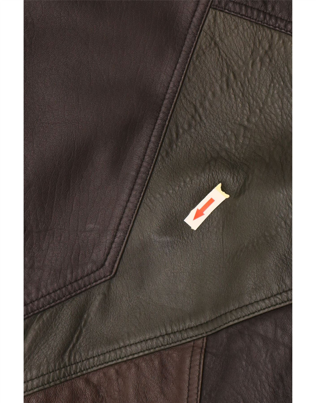 Asgard Herre Læderjakke UK 44 2XL Sort Colourblock