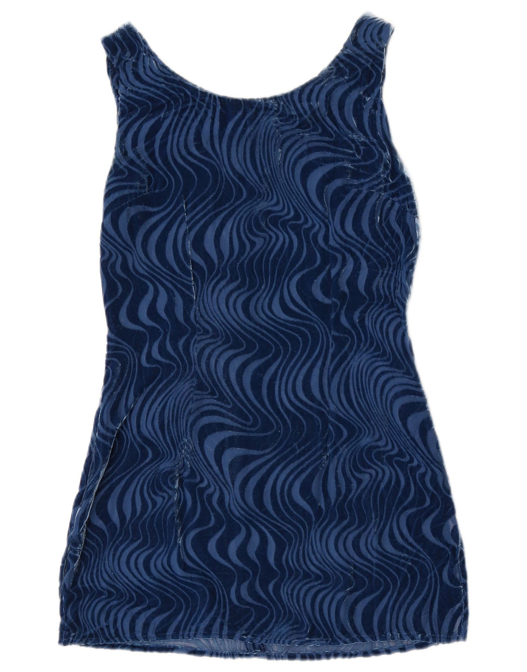 List Boutique Dame Ærmeløs Bodycon Kjole IT 42 Medium Navy Blue