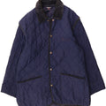 AUSTRALIAN L'ALPINA Herre quiltet jakke IT 50 Stor marineblå polyester