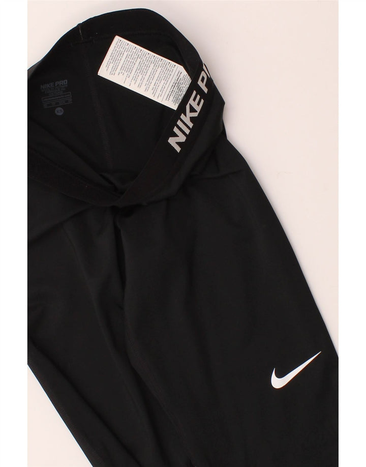 NIKE Womens Dri Fit Capri Graphic Leggings UK 6 XS  Black Polyester Vintage Nike and Second-Hand Nike from Messina Hembry 