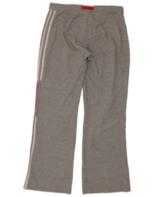 Adidas Dame Grafisk træningsdragt Bukser UK 10 Small Grey Cotton Sports