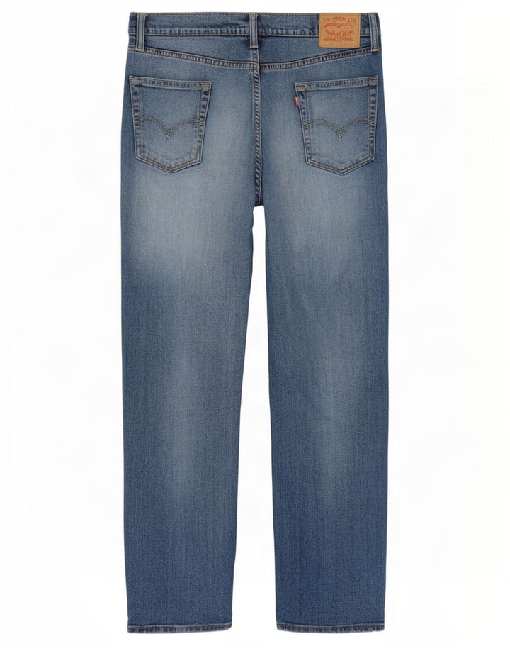 Levi's Straight Jeans til mænd W34 L32 blå bomuld