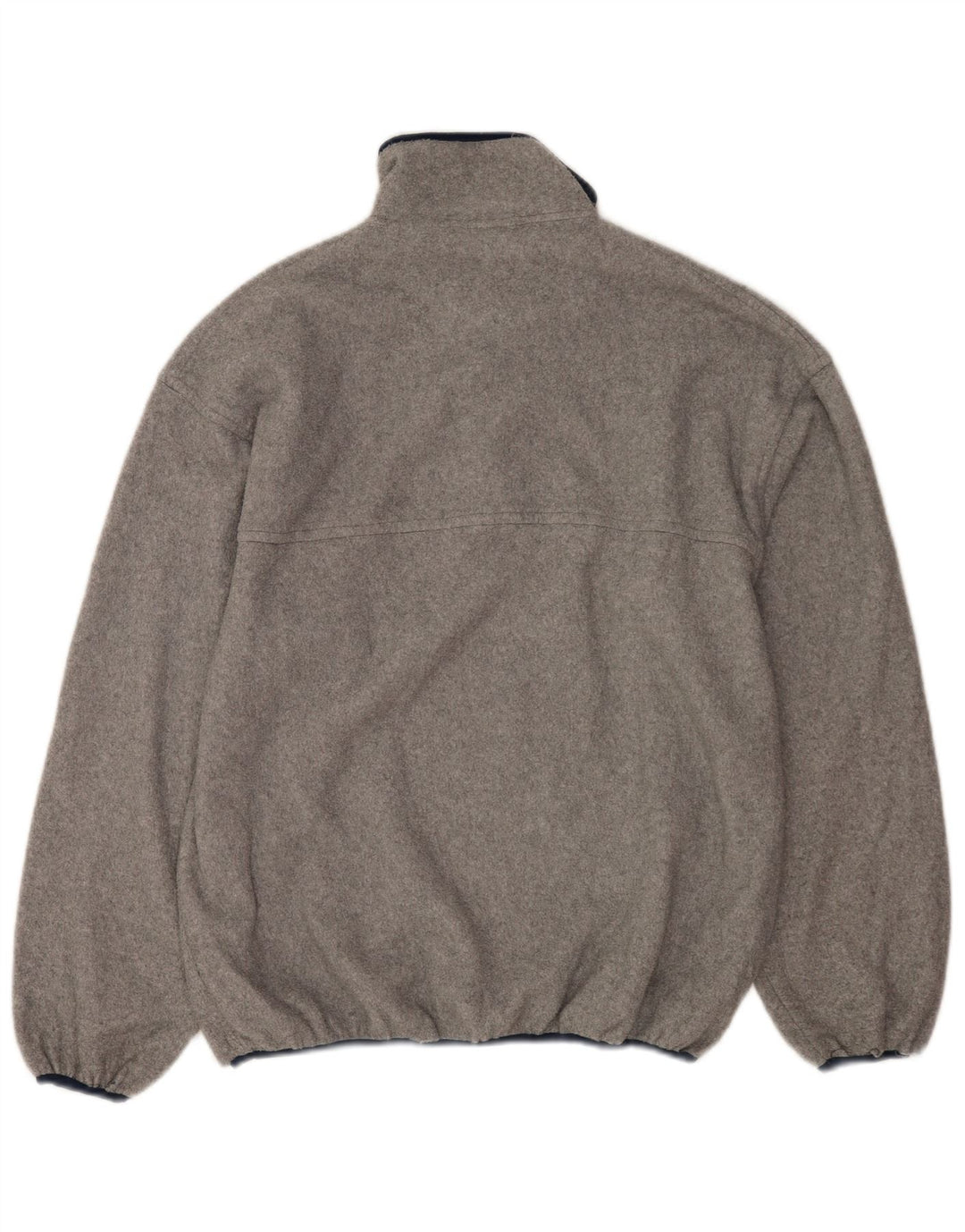 Reebok Herre Button Neck Fleece Jumper XL Grå Polyester