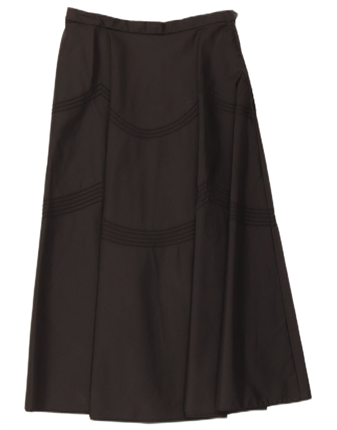 VINTAGE A-line nederdel med høj talje til kvinder W26 Lille sort