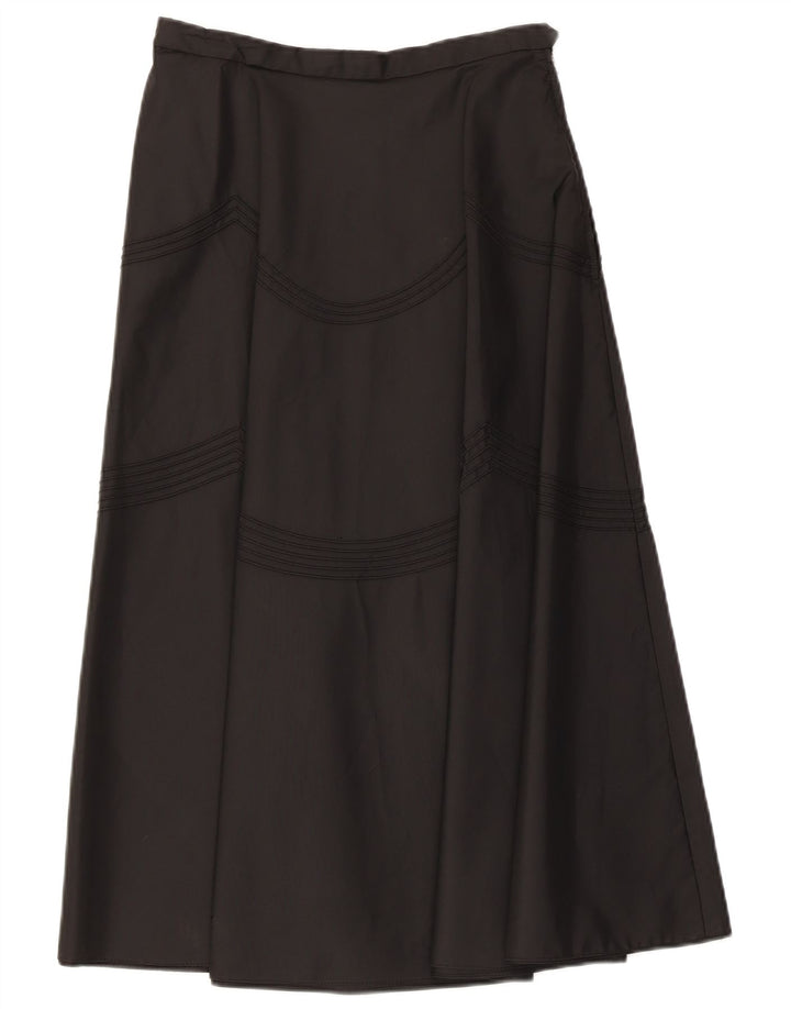 VINTAGE A-line nederdel med høj talje til kvinder W26 Lille sort