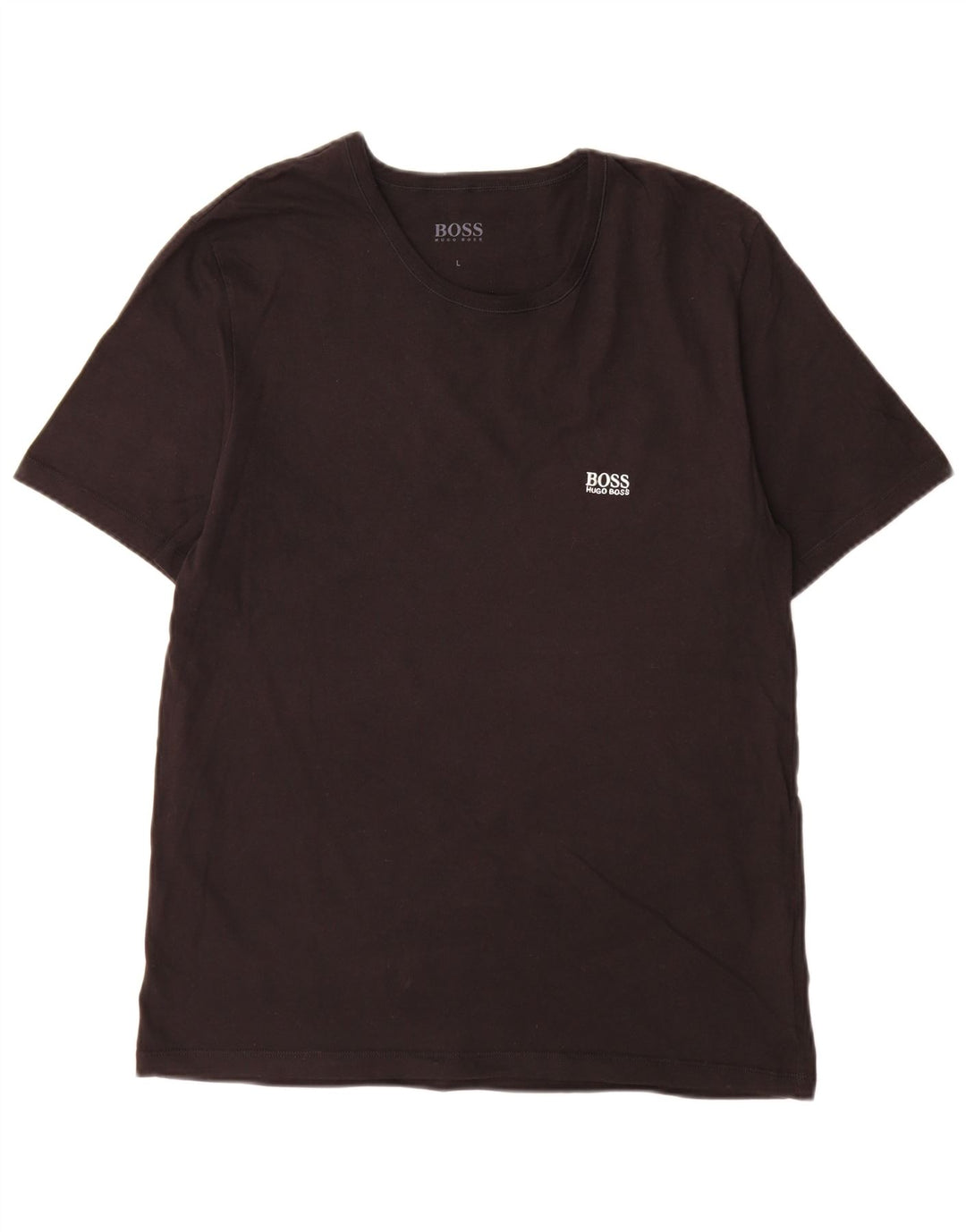 Hugo Boss Herre T-Shirt Top Stor Sort Bomuld
