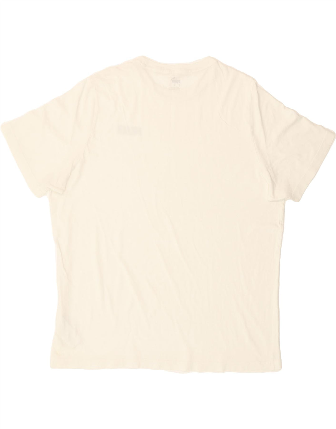 PUMA Mens Graphic T-Shirt Top XL White Cotton Vintage Puma and Second-Hand Puma from Messina Hembry 