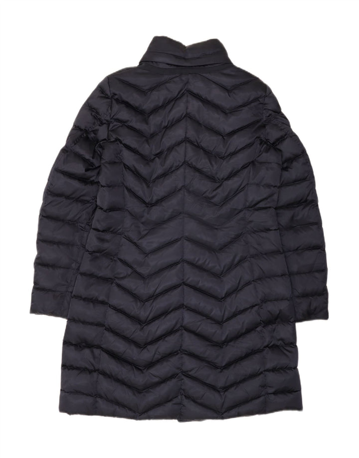 Geox Womens Respira Polstret Frakke UK 12 Medium Navy Blue