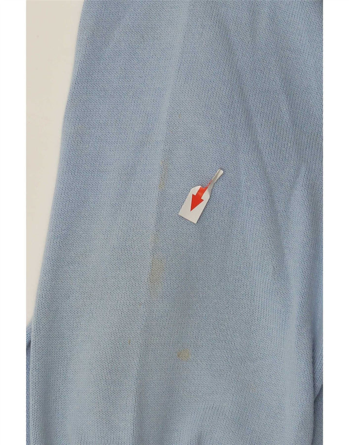 Gant Herre V-hals sweater Small Blue Argyle/Diamond Bomuld