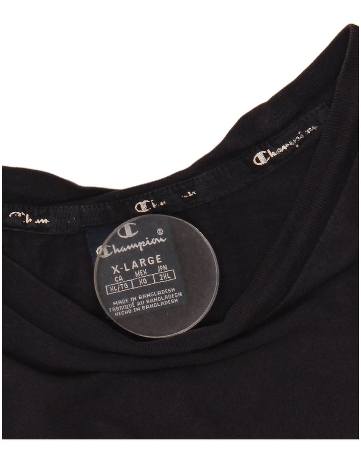 Champion Herre grafisk T-shirt top XL marineblå