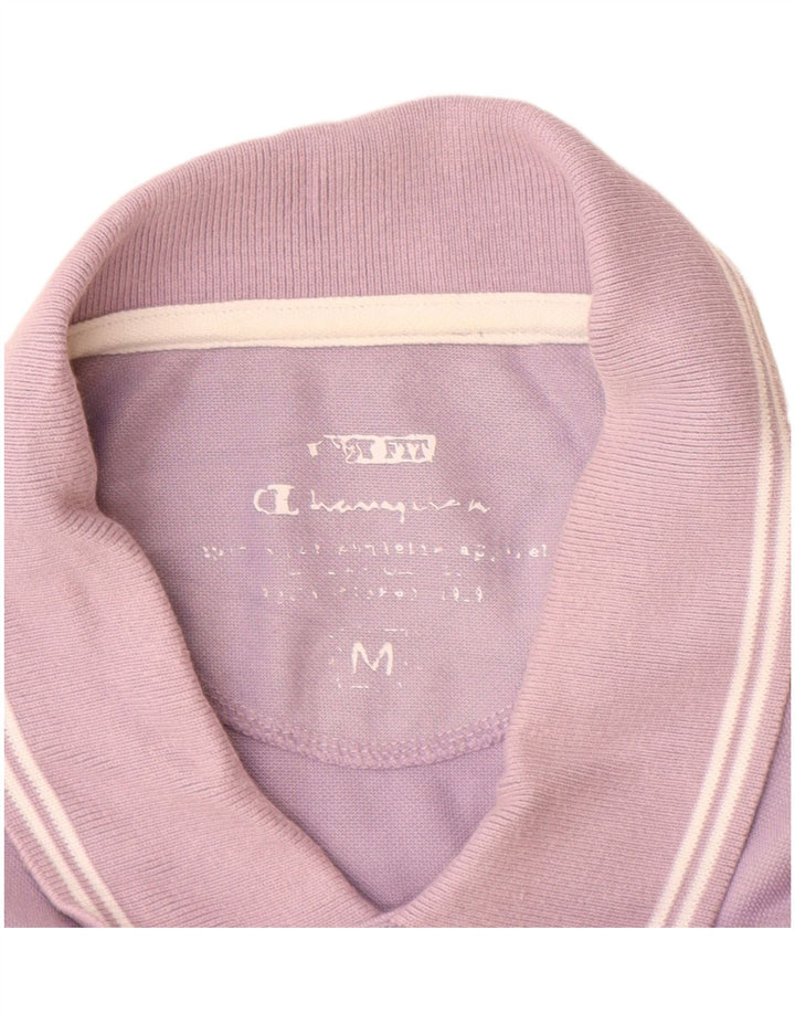 Champion herre poloshirt Medium Lilla