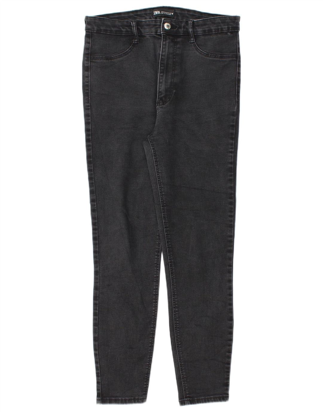 Zara Dame Skinny Jeans EU 42 Large W32 L26 Sort