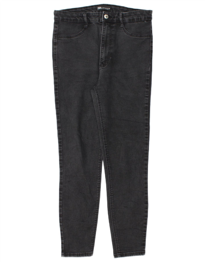 Zara Dame Skinny Jeans EU 42 Large W32 L26 Sort
