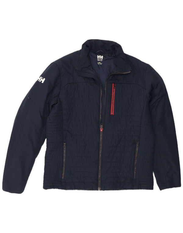 Helly Hansen Herre Bomber Jacket UK 44 2XL Navy Blue Polyester