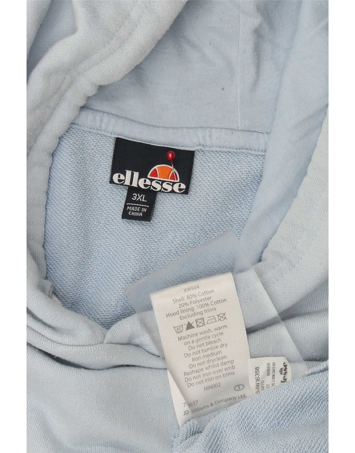 Ellesse Herre Hættetrøje Jumper 3XL Blå Bomuld