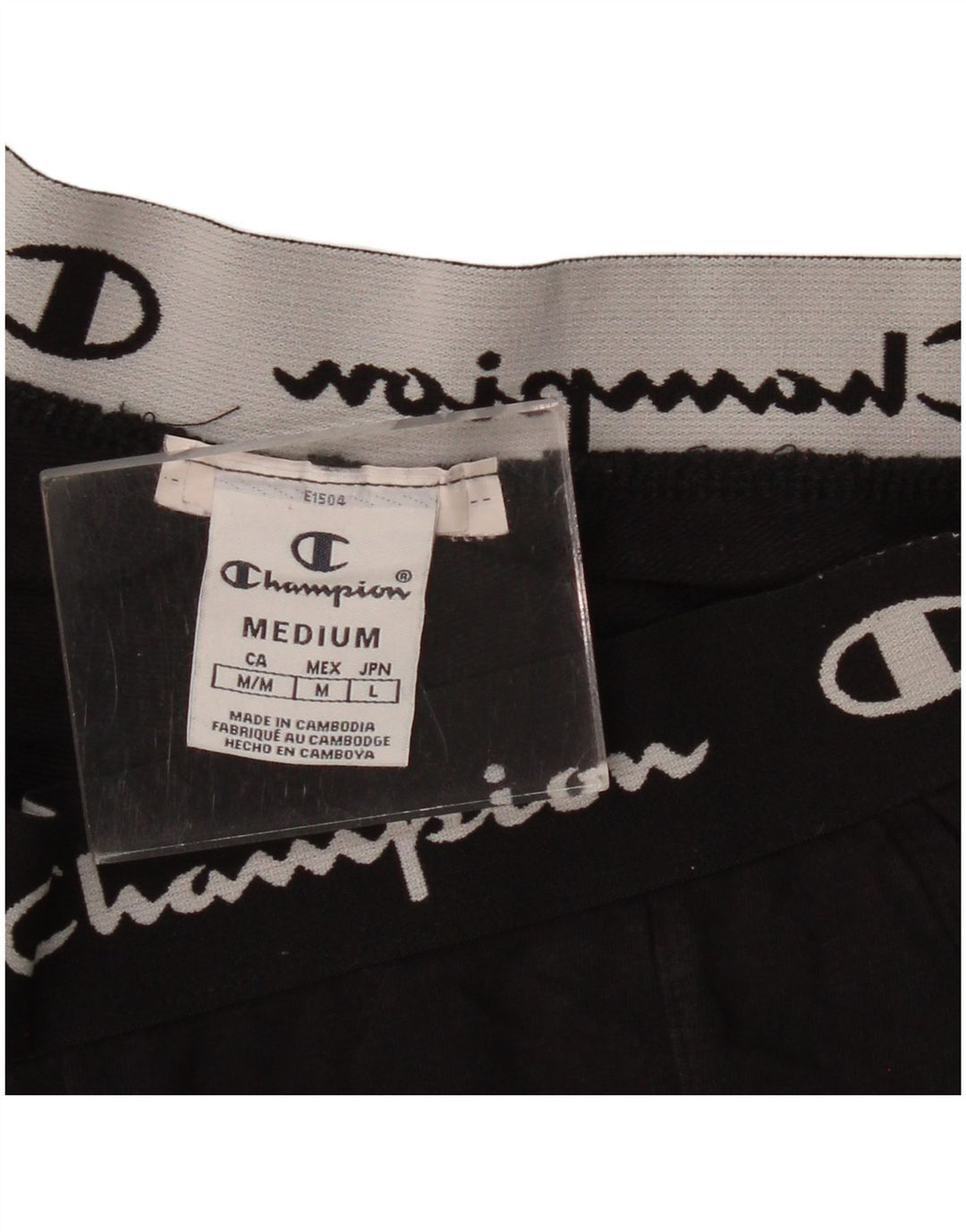 CHAMPION Dame grafisk træningsdragt Bukser UK 14 Medium Sort