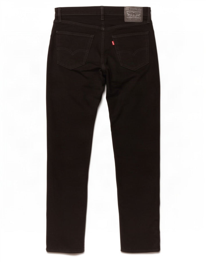 Levi's Herre 512 Slim Tapered Jeans W32 L32 Sort Bomuld