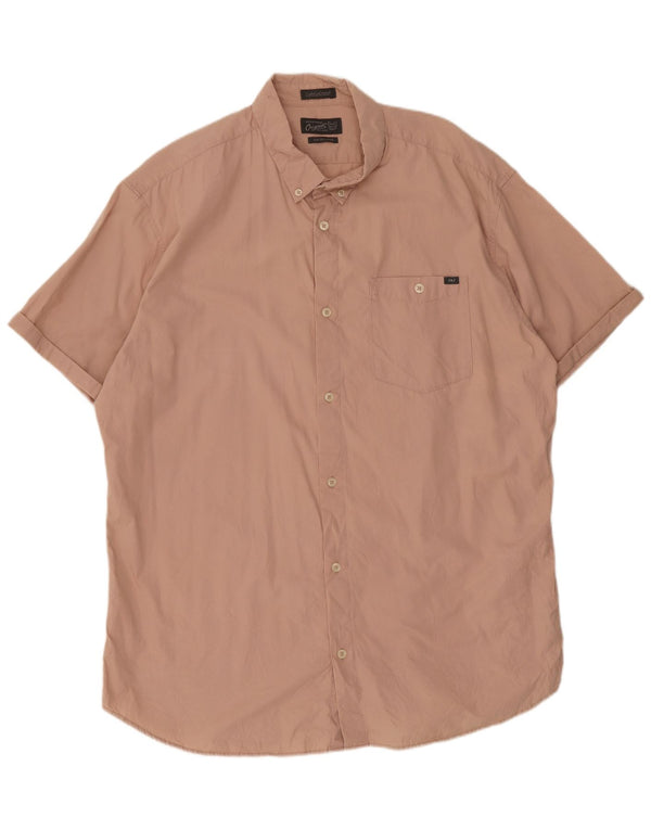 Jack & Jones Kortærmet Herreskjorte 2XL Pink Bomuld