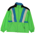 Reebok Regnjakke til mænd UK 38 Medium Grøn Colourblock Nylon