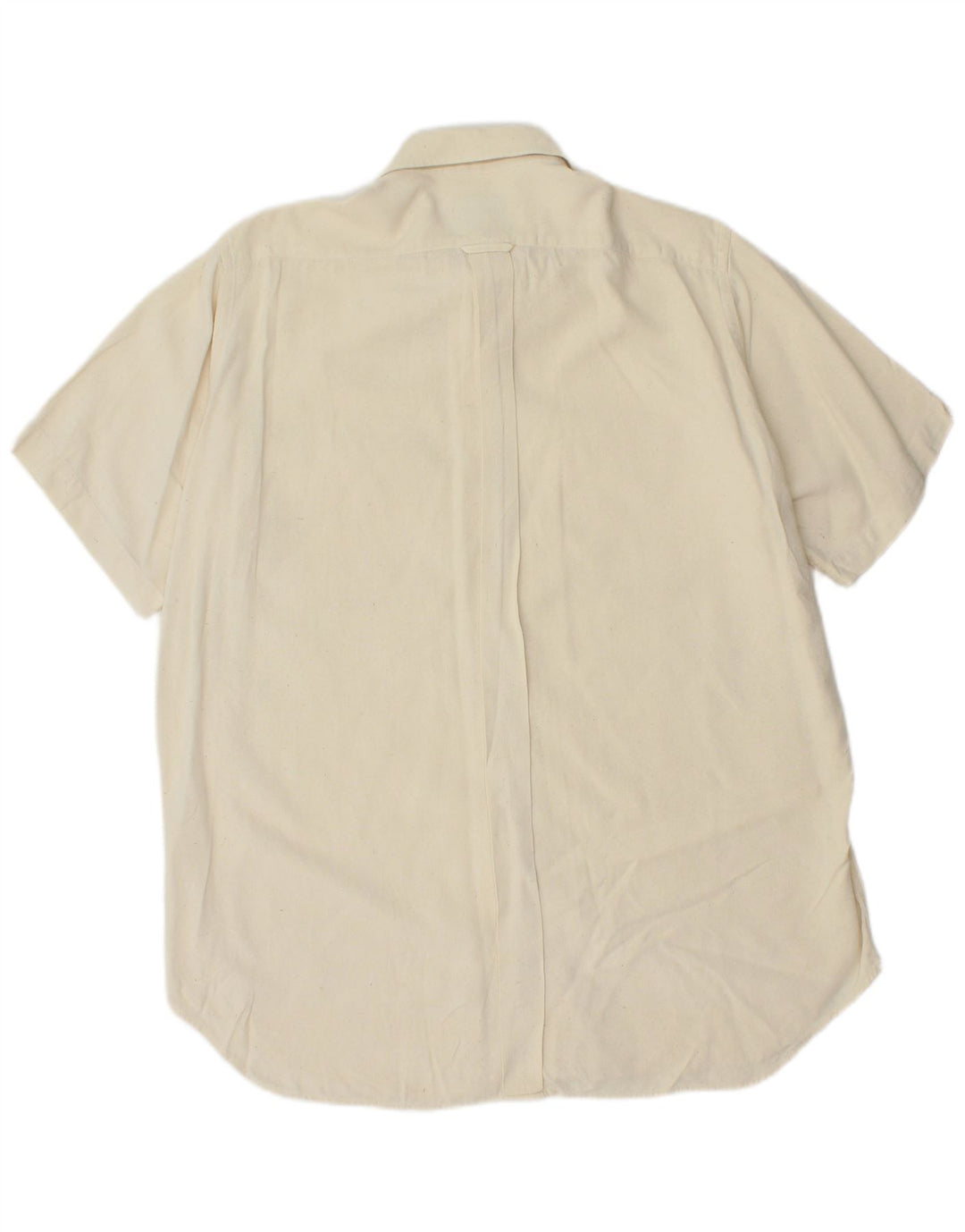 AQUASCUTUM Kortærmet Herreskjorte Størrelse 16 41 Large Off White