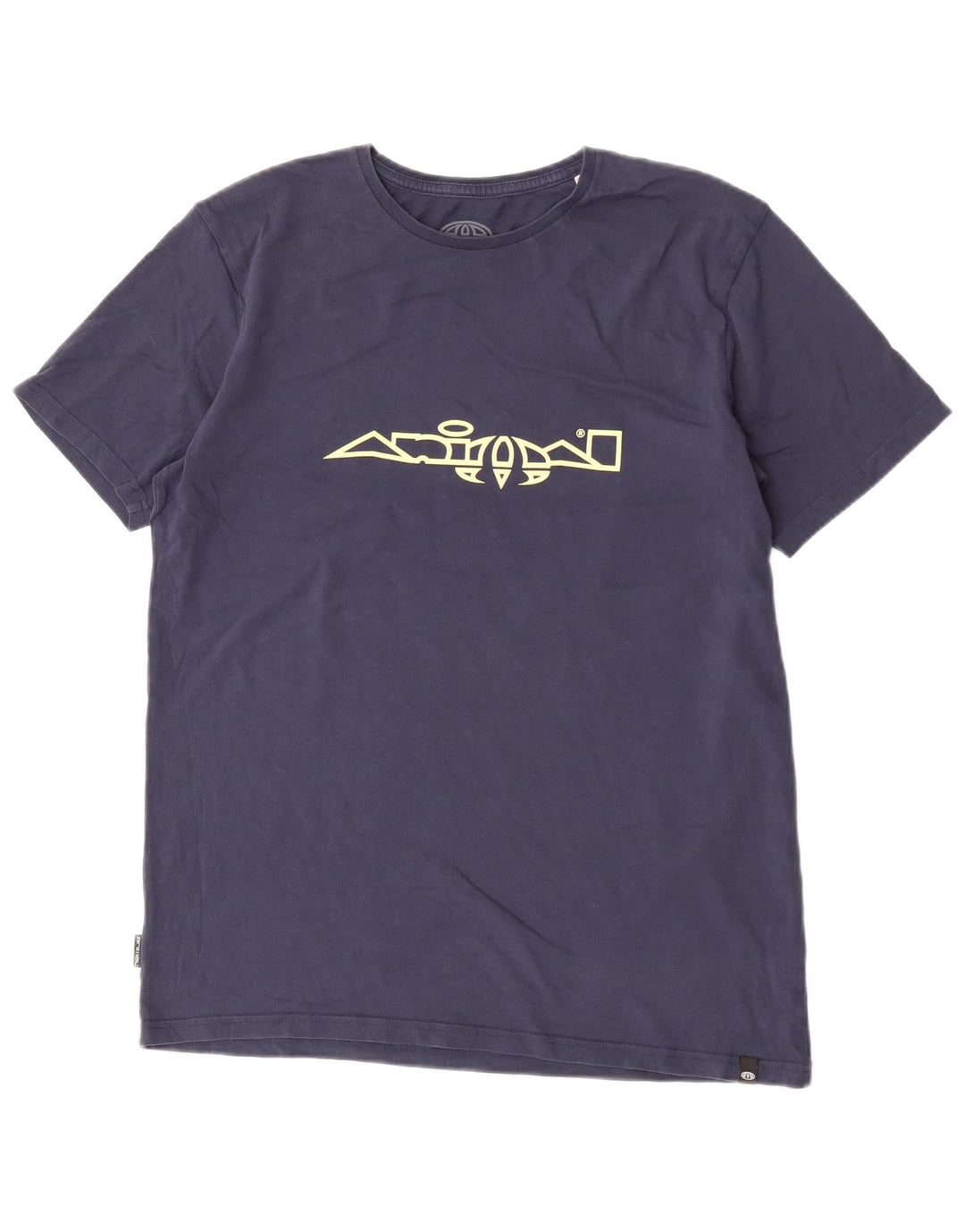 Animal Herre grafisk T-shirt Top Stor marineblå bomuld