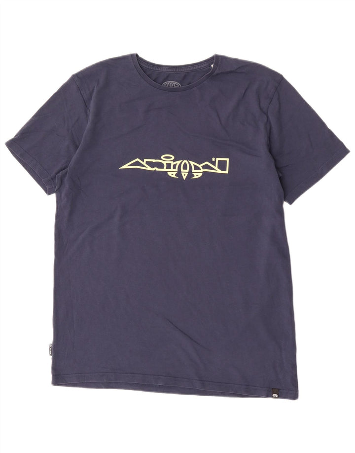 Animal Herre grafisk T-shirt Top Stor marineblå bomuld