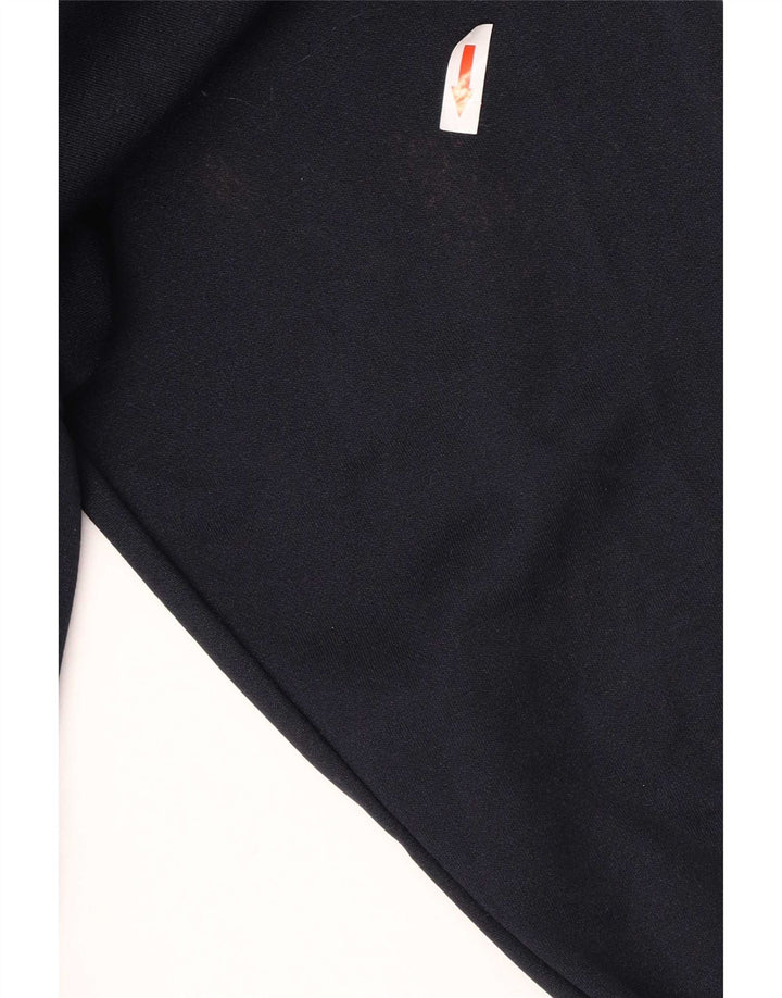 Lotto Herre Zip Neck Sweatshirt Jumper Medium Navy Blue Polyester