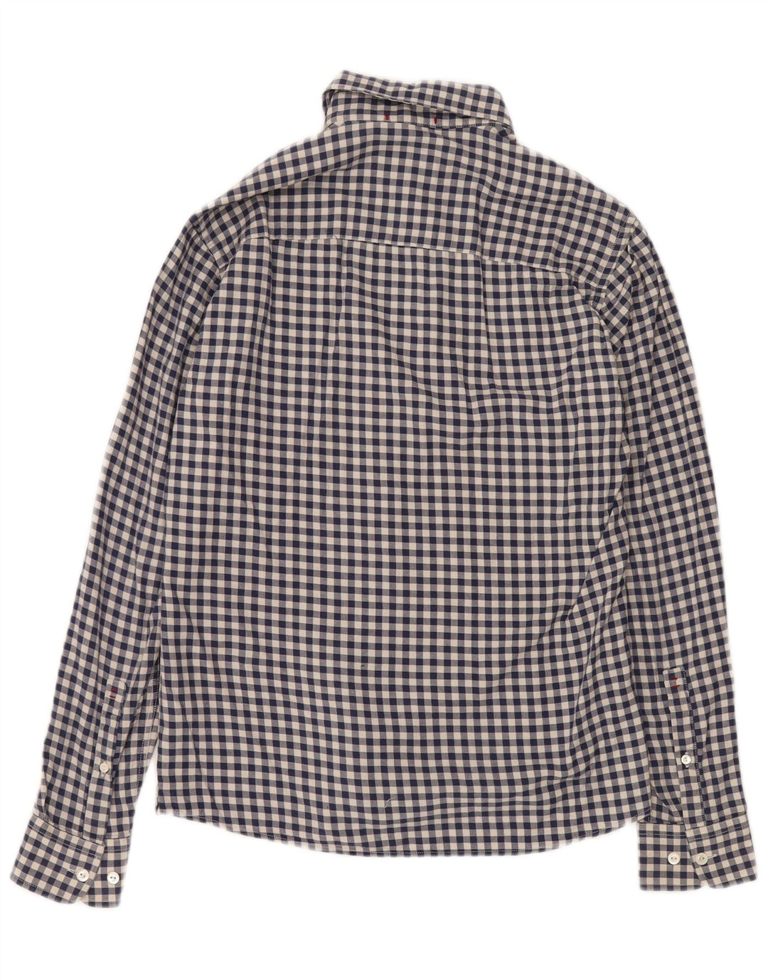 WOOLRICH Flanelskjorte til mænd XS Marineblå Gingham Bomuld