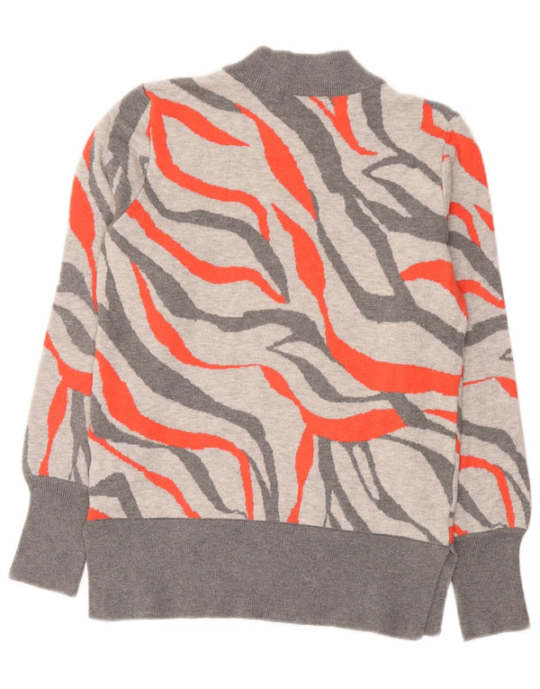 Marks & Spencer Dame Turtle Neck Jumper Sweater UK 10 Small Grey