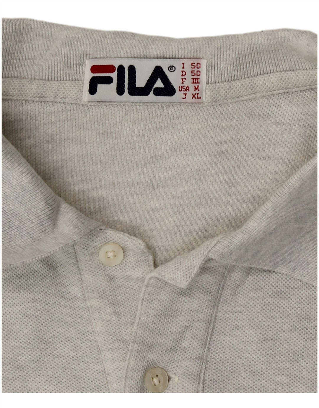 Fila Polo Shirt til mænd IT 50 Medium Grå