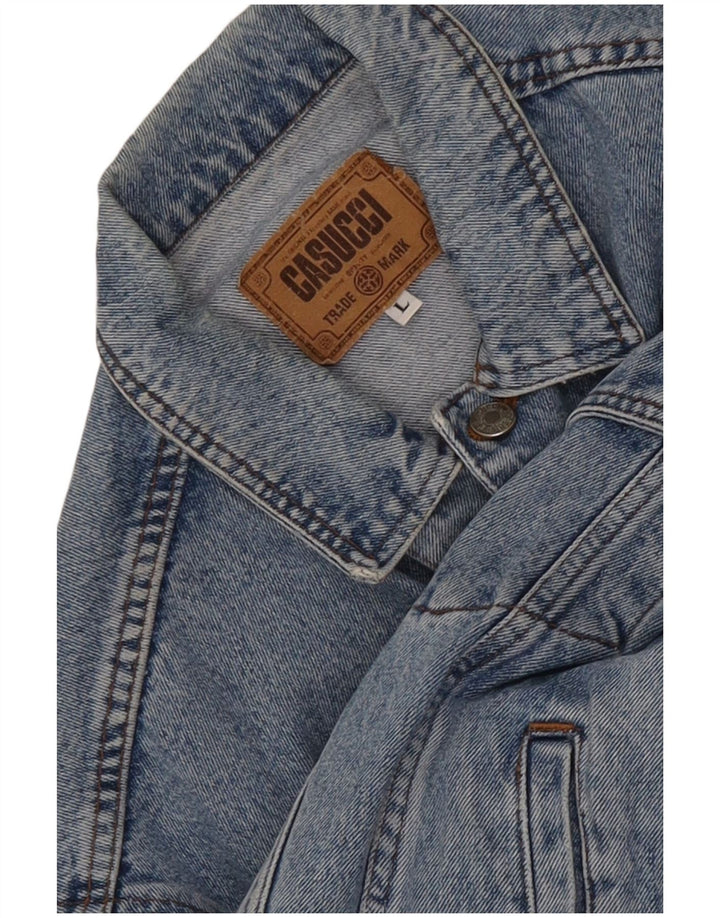 Casucci Herre denimjakke UK 40 Large Blue